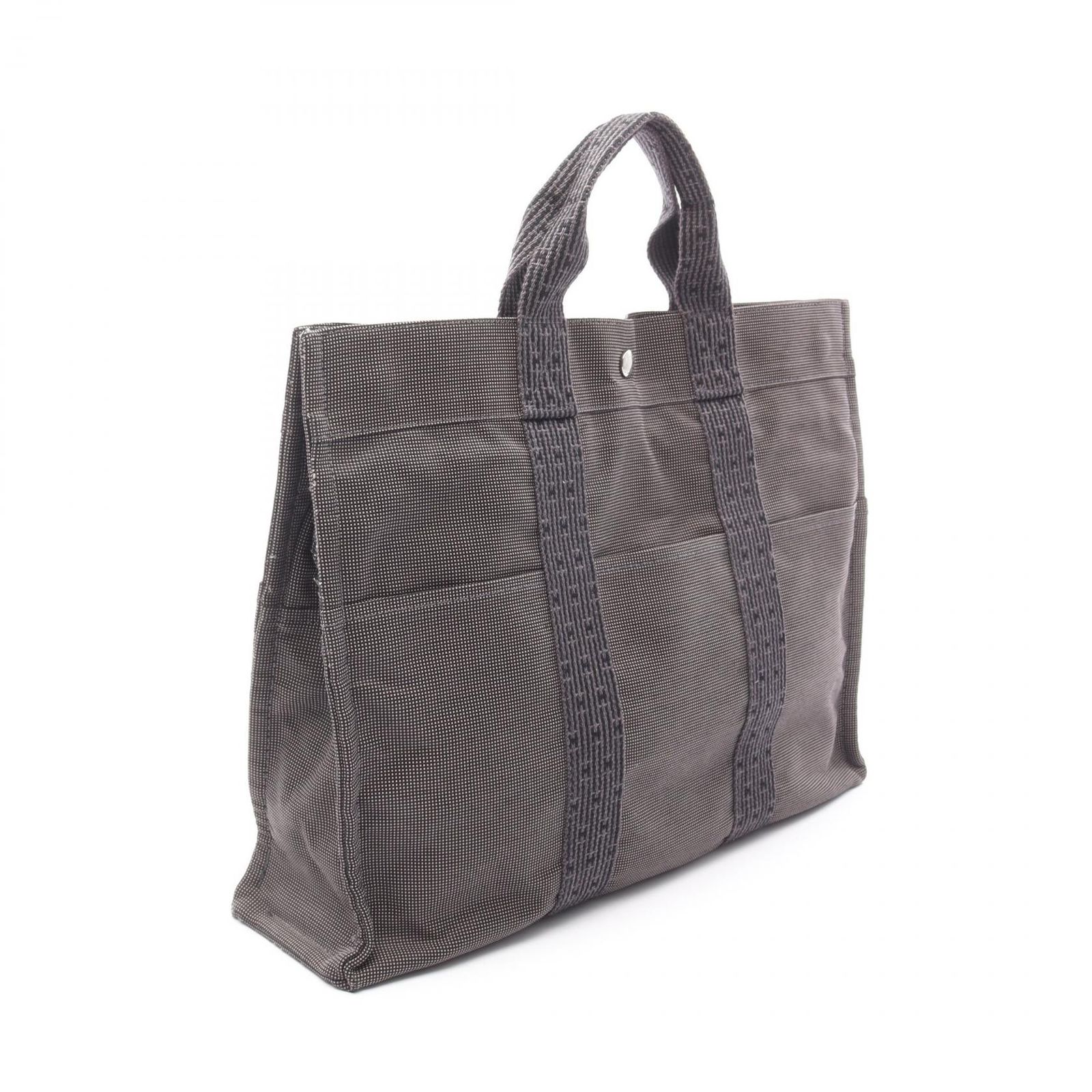 HERMES　ライトグレー キャンバス トートバッグ 楽天市場】エルメス【Hermes】ガーデンパーティーPM グレー 布