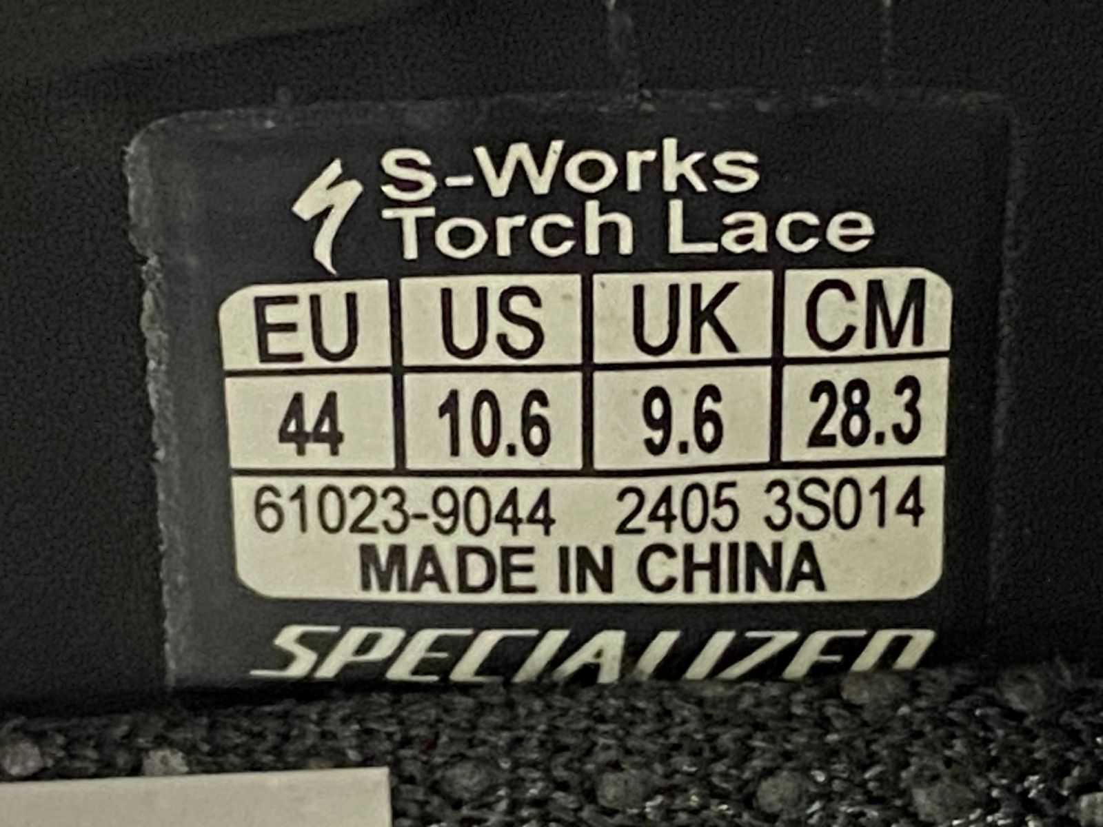 JJ907 スペシャライズド SPECIALIZED S-WORKS TORCH LACE ビンディングシューズ EU44 SPD-SL ブラック BRIGHTFACE_UK