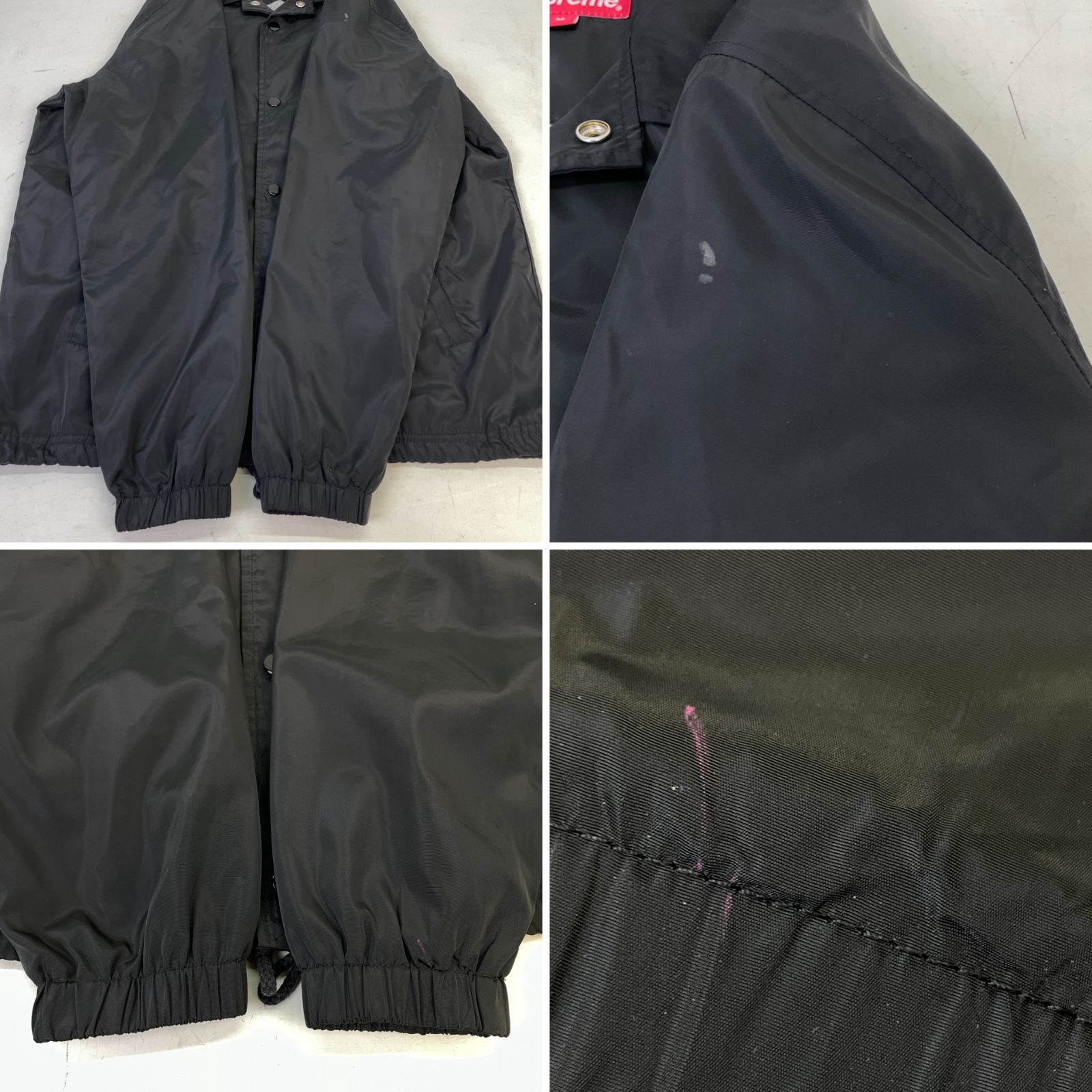 01m2339 Supreme シュプリーム 15SS international coach jacket BLACK