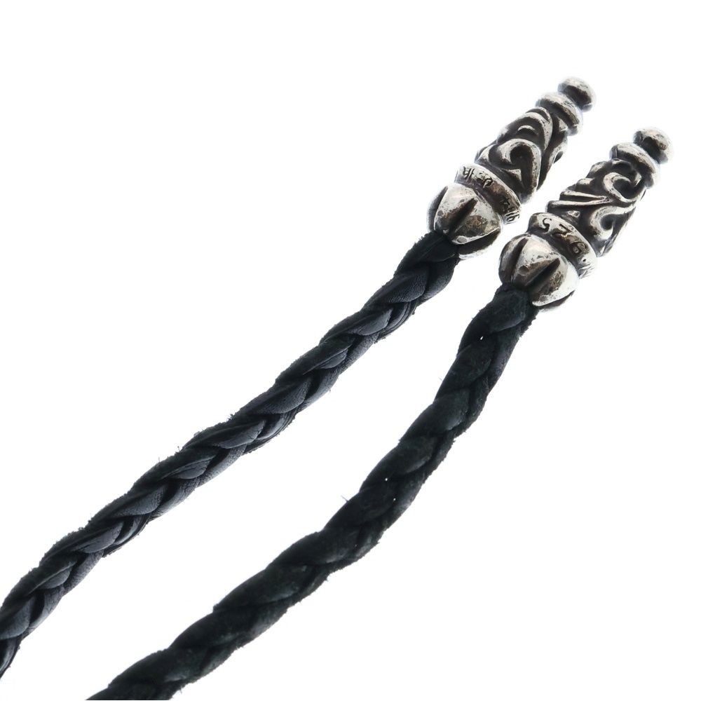 CHROME HEARTS (クロムハーツ) LEATHER BRAID ラージスクロール