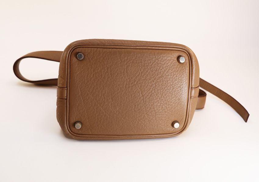エルメス 【HERMES】 ピコタンPM ベージュ系 トゴ ハンドバッグ トート 