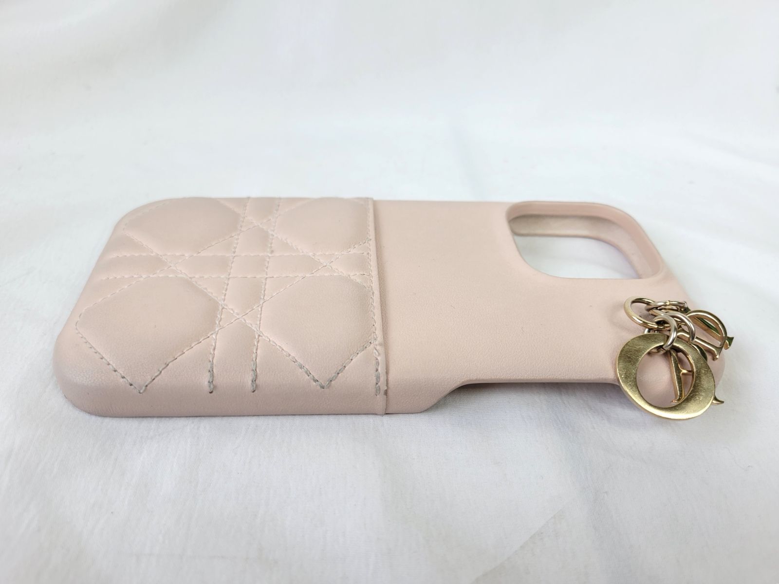 現行品】ディオール iPhoneケース 16 Pro カナージュ ピンク