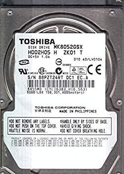 【】Toshiba MK8052GSX 80GB 2.5-Inch 5400RPM SATA OEM Notebook Hard Drive by Toshiba [並行輸入品]