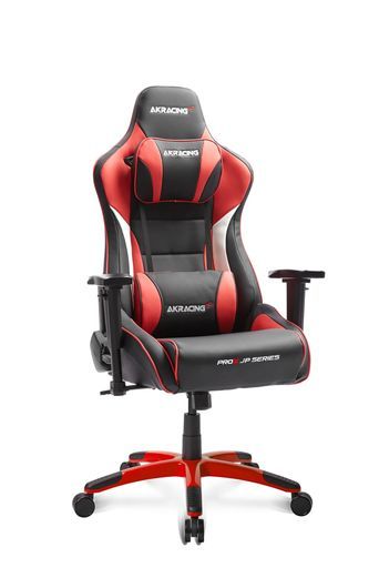 AKRacingゲーミングチェアデスクチェア勉強椅子学習椅子レッド赤Pro-XJP国産高耐久PUレザー180度リクライニング在宅リモート5年保証