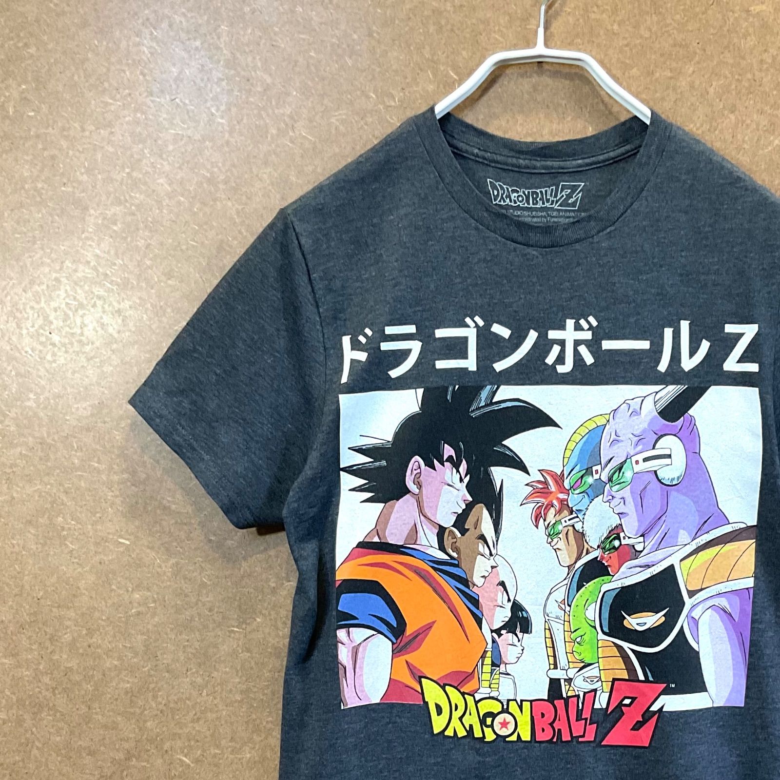 ドラゴンボール　バーダック 悟空 USA カタカナ ロゴ 半袖 tシャツ