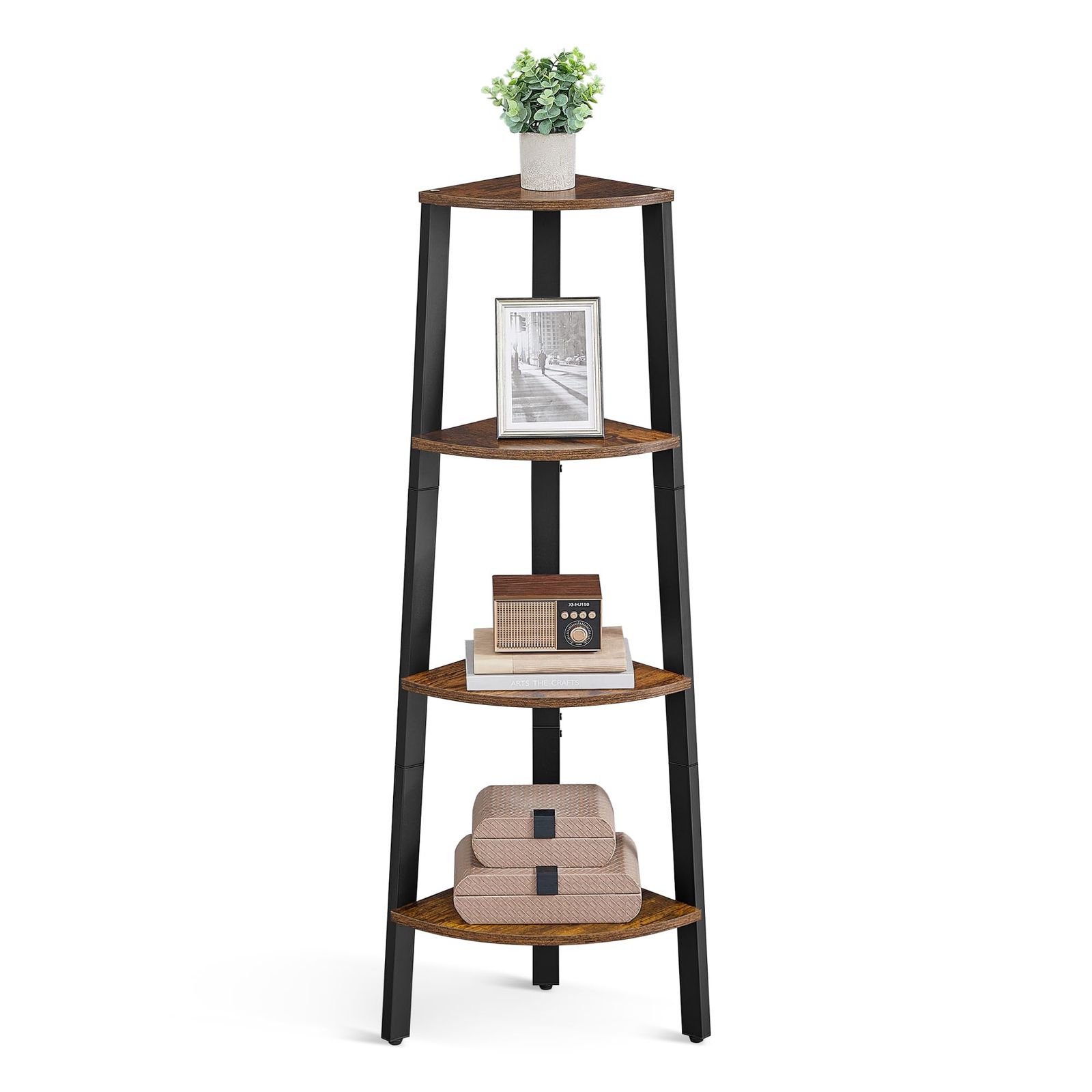 スチールラック 4段 73.1 x 45cm H111.2cm 棚耐荷重50kg Amazon