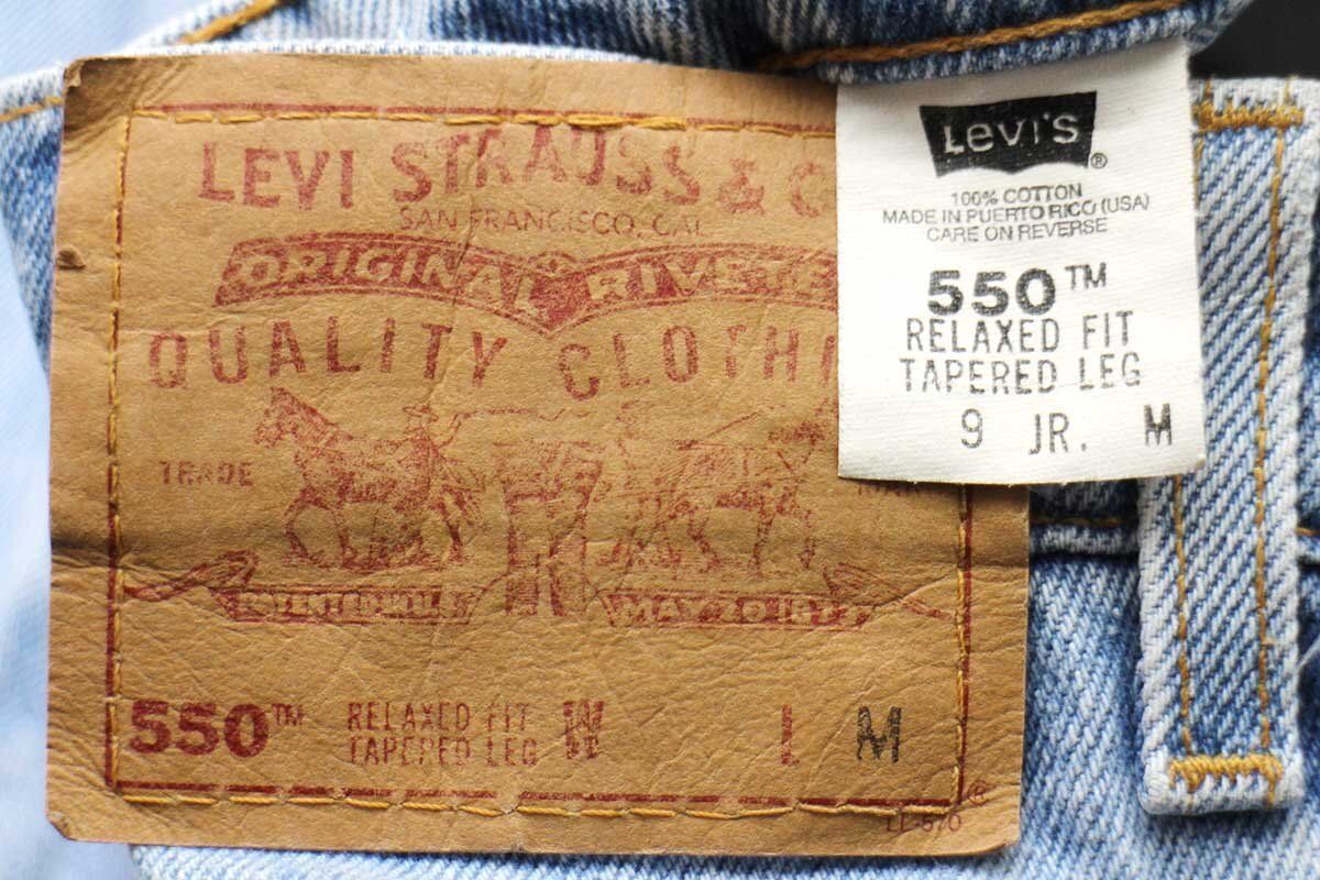 ボトムス Levi's denim 550 vintage 2T 90s Levi'sリーバイス 550 デニムパンツ 9 JR.M☆SDP213