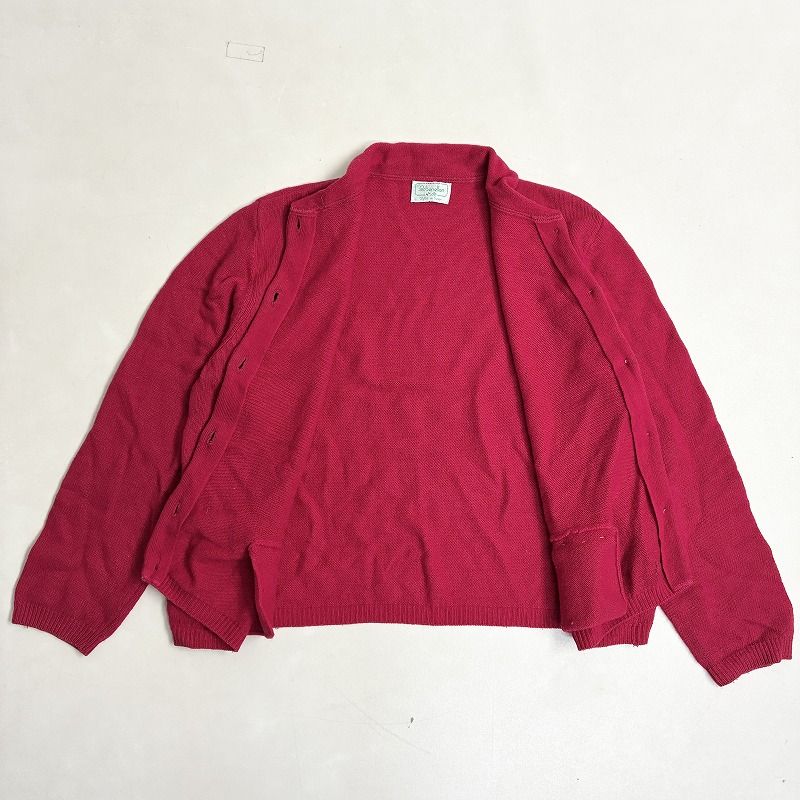 “BENETTON ベネトン　イタリア製　カーディガン” 90s イタリア製 BENETTONベネトン 刺繍 ケーブル編み エルボー