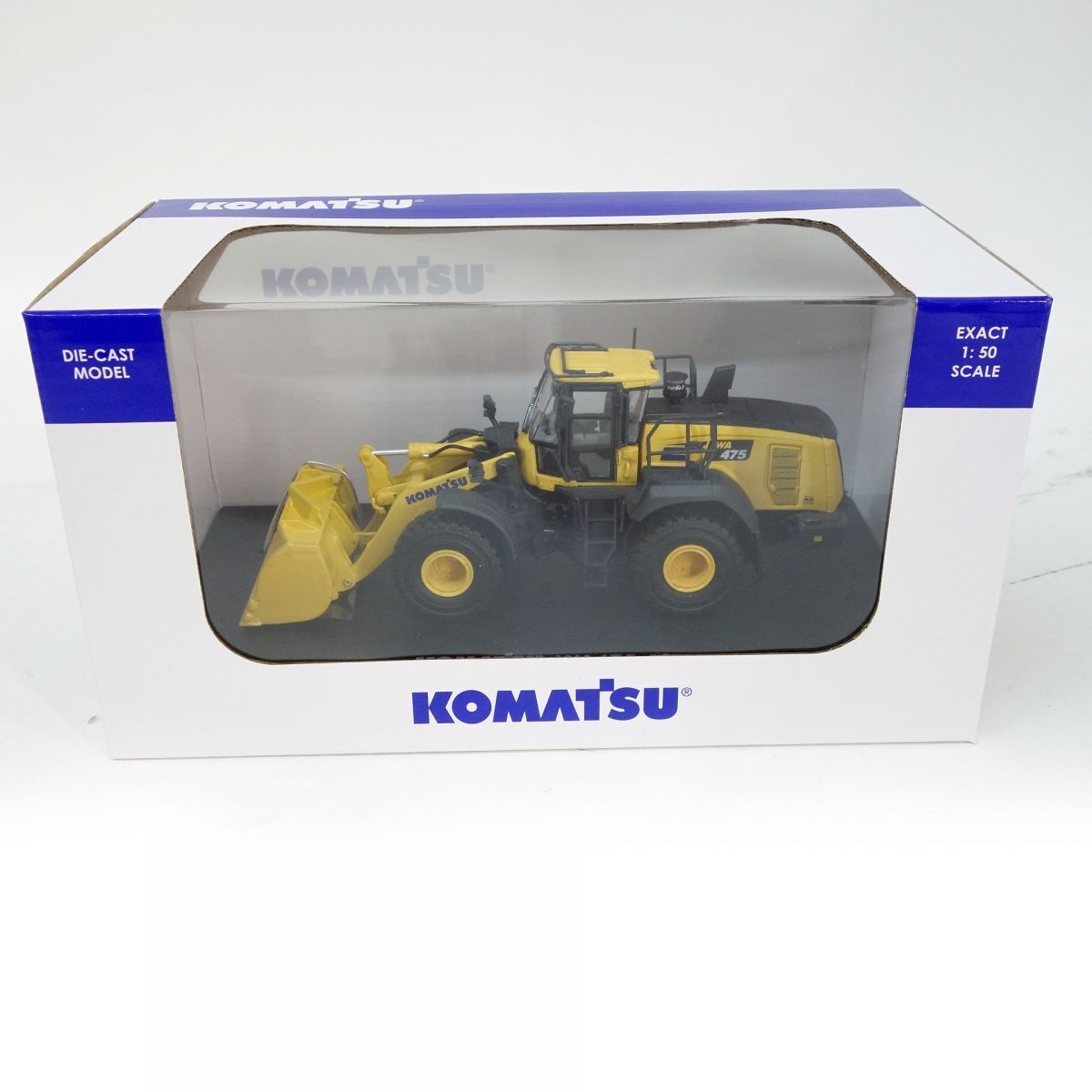 KOMATSU コマツ 1/50 中型ホイールローダ WA475-10 模型 ※中古 - メルカリ