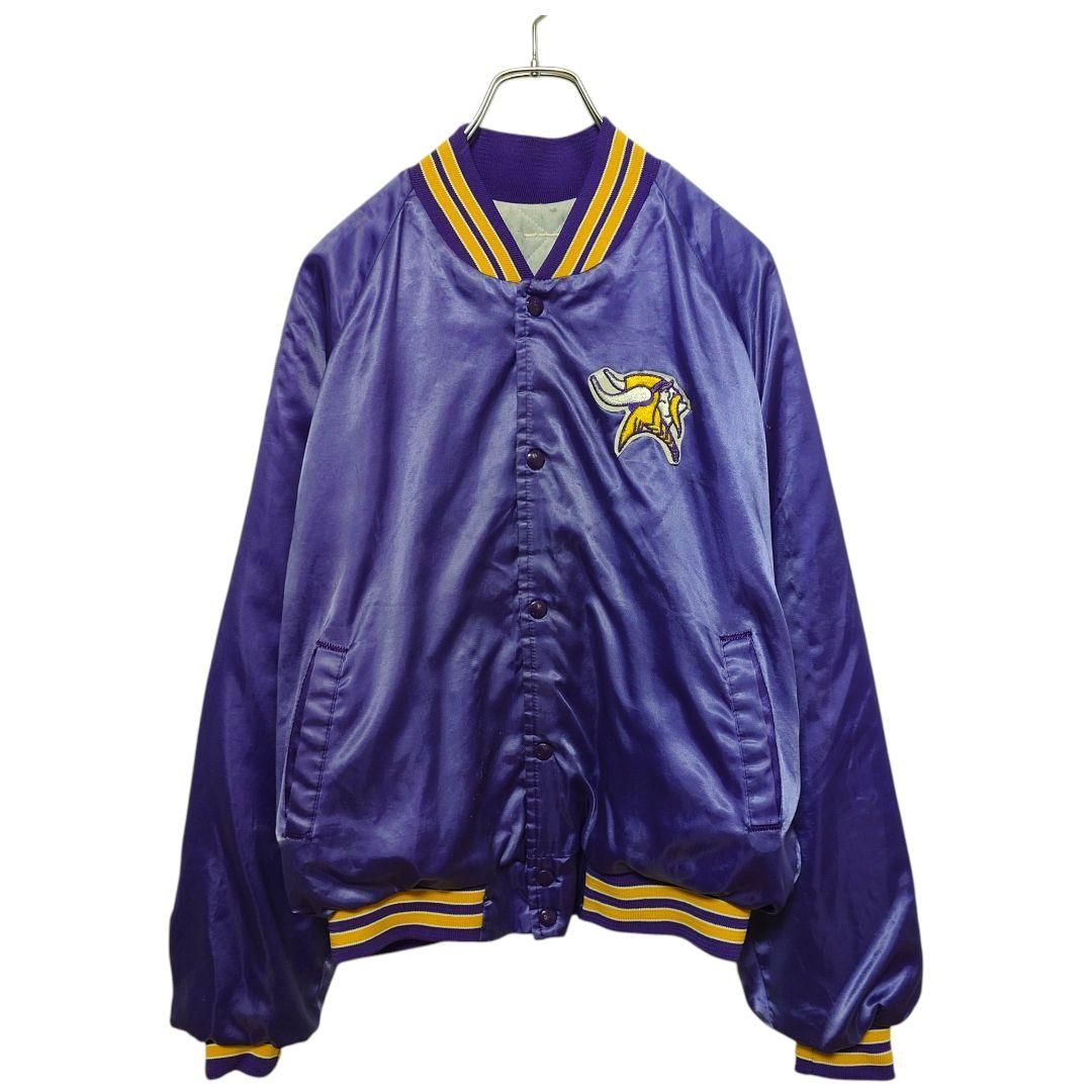 NFL ミネソタ・バイキングス チームロゴ刺繍 ナイロンスタジャン A