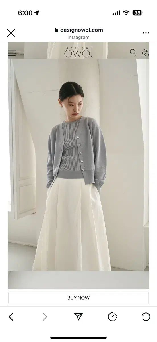  デザインオワル Vネック カーディガン グレー 長袖 カーディガン ボレロ アンサンブル