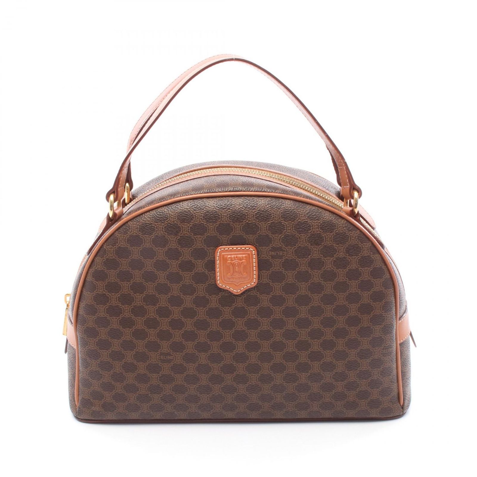 セリーヌ CELINE ハンドバッグ ポーチ マカダム PVCコーティング  