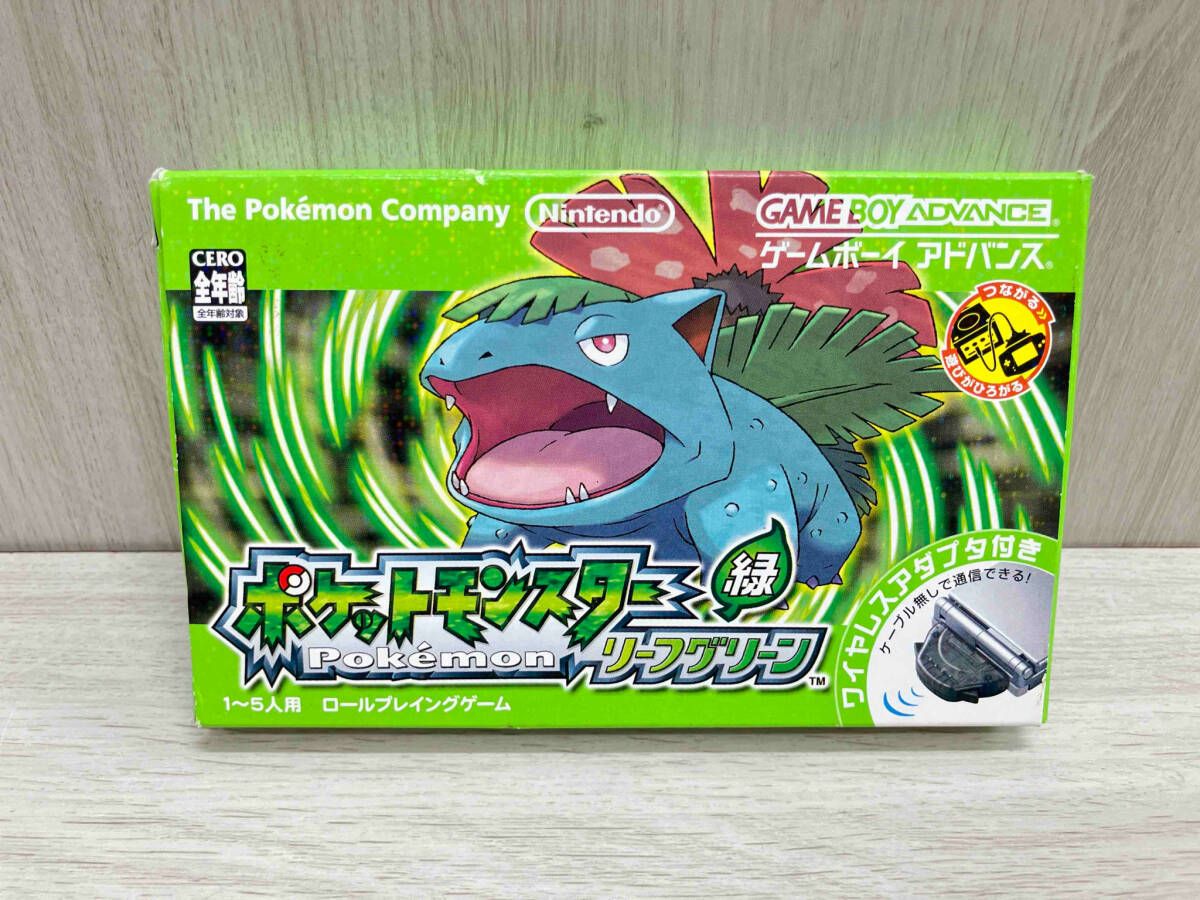 同梱版 ポケットモンスター リーフグリーン ゲームボーイアドバンス GBA