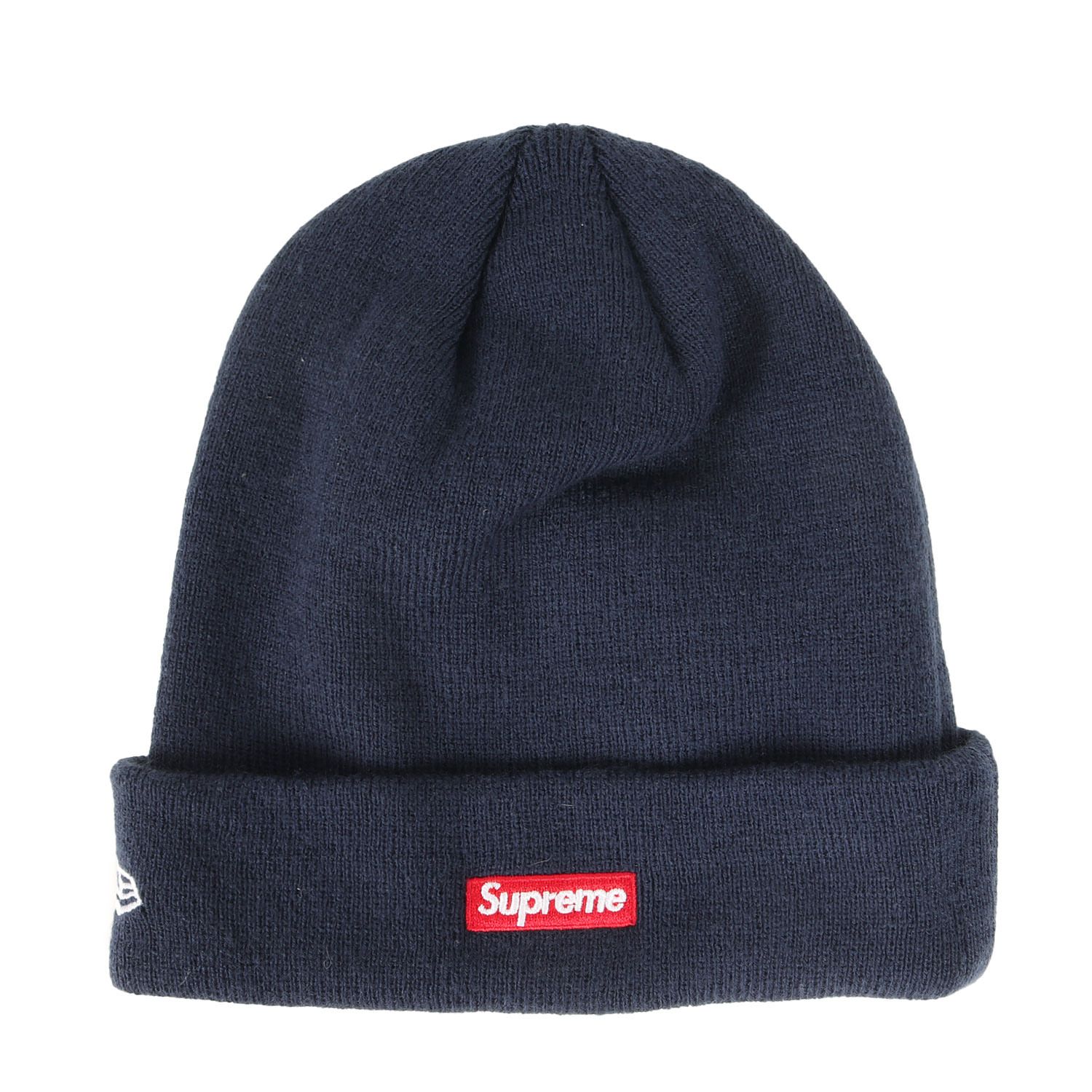 SUPREME ネイビー ニット帽 Supreme ニット帽 ネイビー - メルカリ