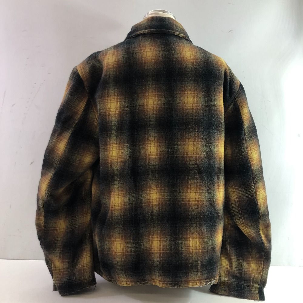 04w4993∞ Minnesota woolen ミネソタ ウーレン チェック ジャケット サイズ不明 ブラウン 60’s 80 s ヴィンテージ 八王子店