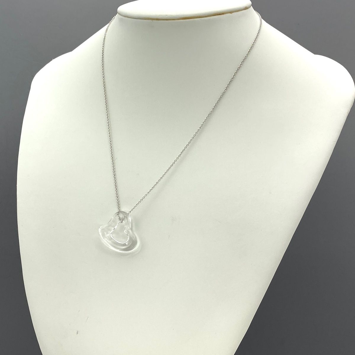 ティファニー TIFFANY&Co. オープンハート ロック クリスタル