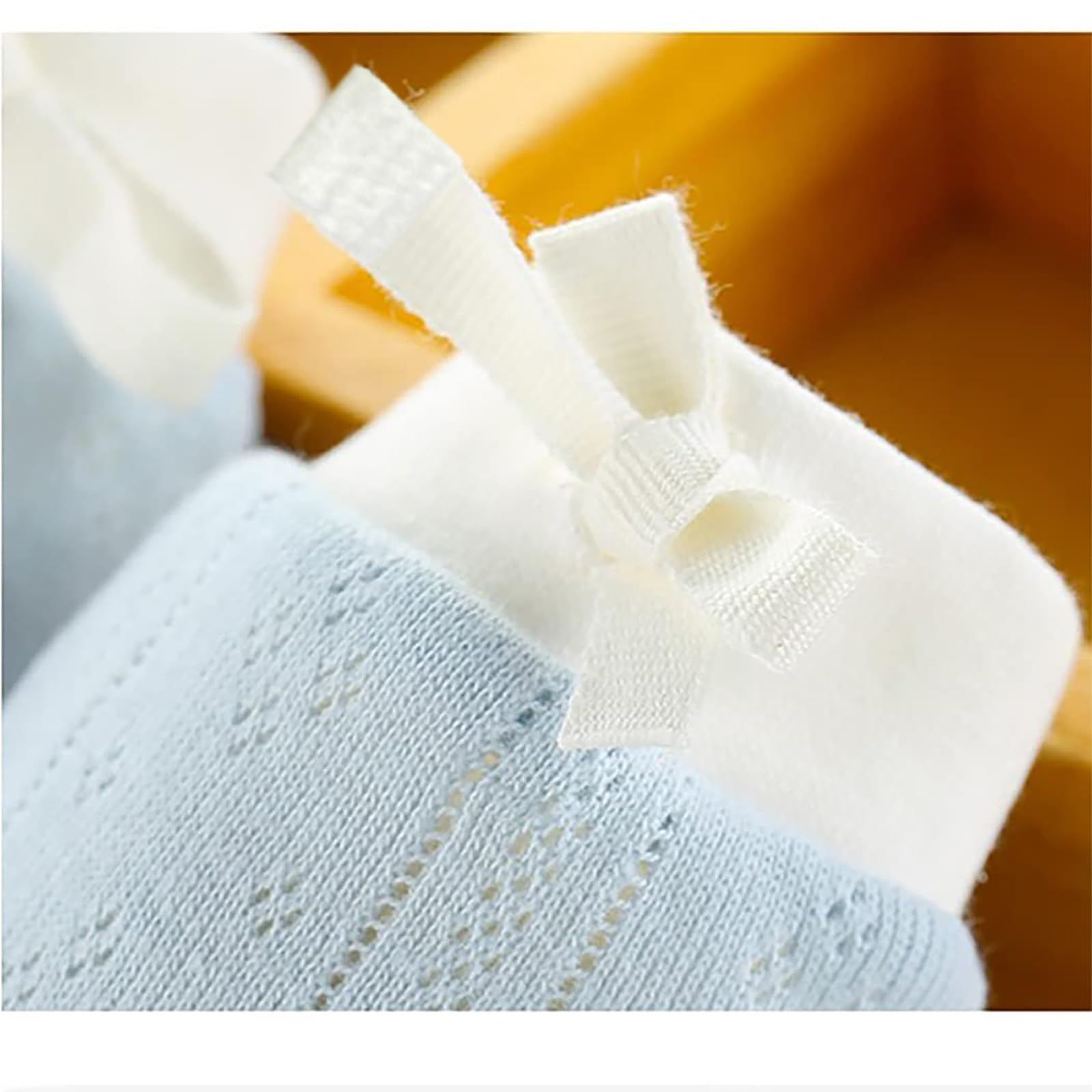 かきむしり防止 保護 通気性も 柔らかく 綿 出産祝い 手袋 ベビー 夏用 5組セット 赤ちゃんミトン MOMSMENU