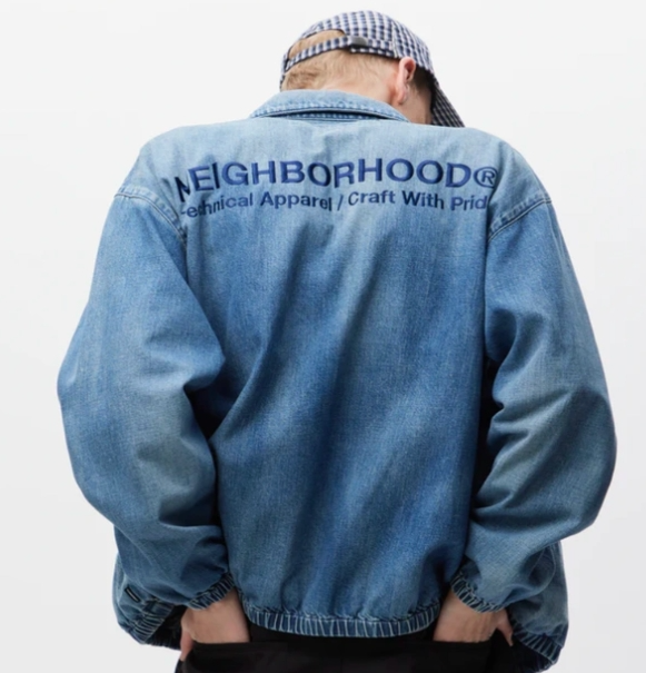 NEIGHBORHOOD  WASHED DENIM ZIP WORK JACKET ジャケット 241XBNH-JKM02