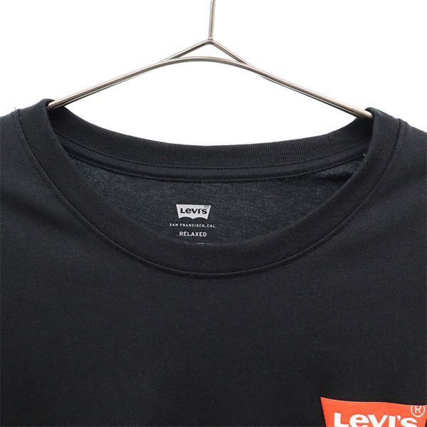 未使用 リーバイス バックプリント 半袖 Tシャツ M ブルー Levi,s