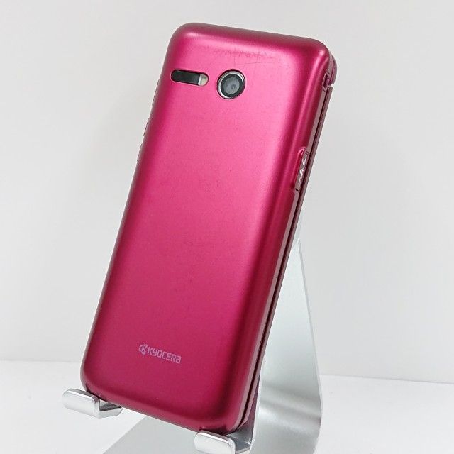 ガラケー　京セラ　KYF41 ワインレッド　SIMロック解除済　ほぼ未使用 ガラケー 京セラ KYF41 ワインレッド SIMロック解除済 ほぼ未使用 楽天