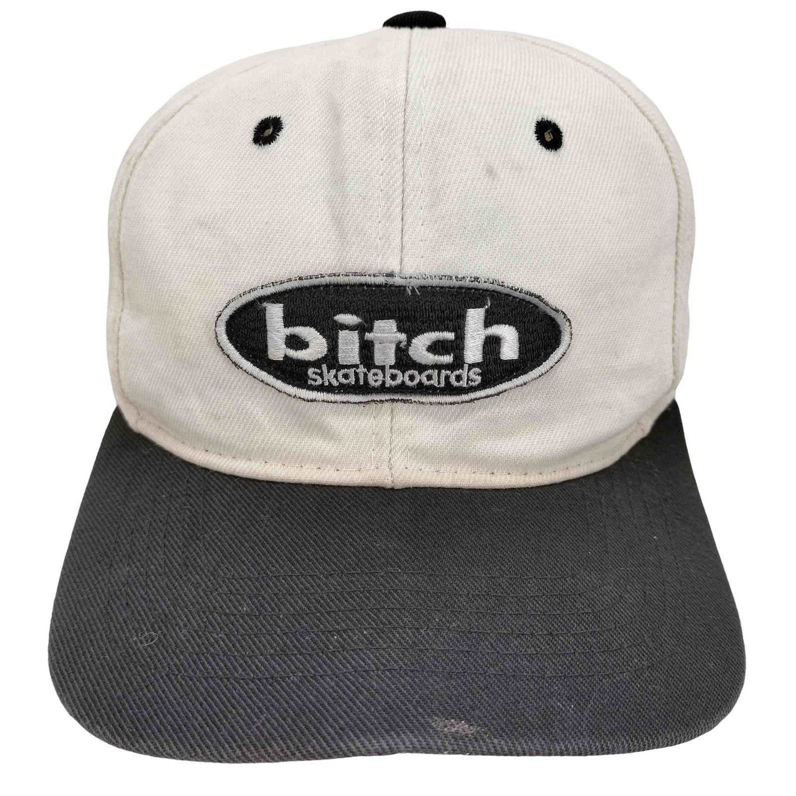 ビッチスケートボーディング bitch skateboards 90s ロゴ刺繍 パネルキャップ メンズ