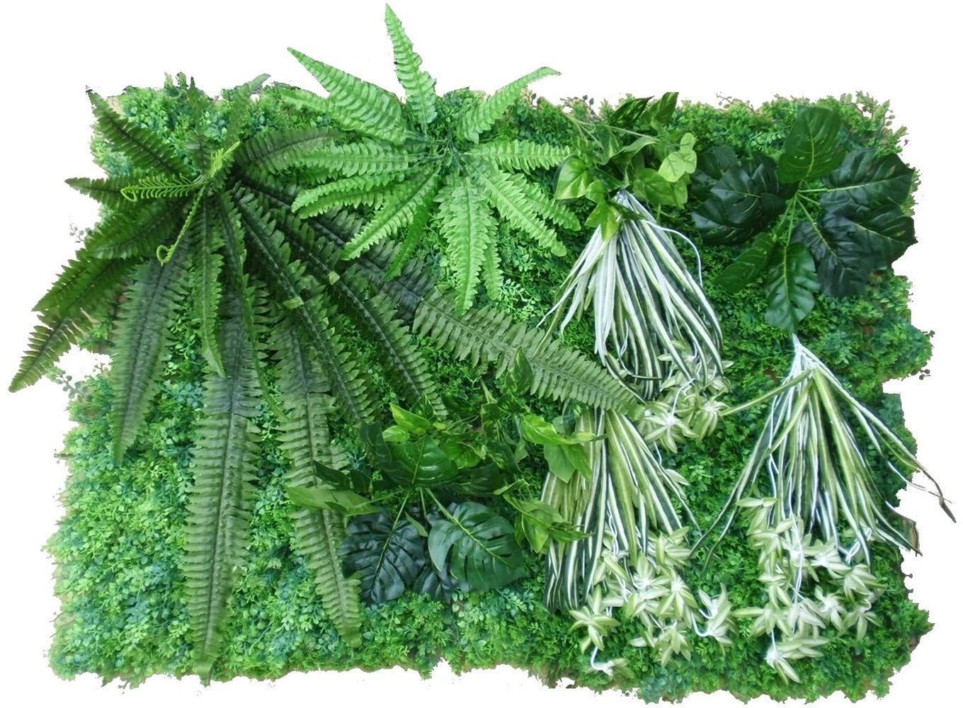 在庫セール MedianField ウォールグリーン 壁掛け 80cm×120cm 大型 セット フェイクグリーン 観葉植物 リーフグリーン 造花 人工観葉植物 インテリア 雑貨 人工 フェイク 壁掛 グリーン 緑 植物マット 大きい おしゃれ 芝×