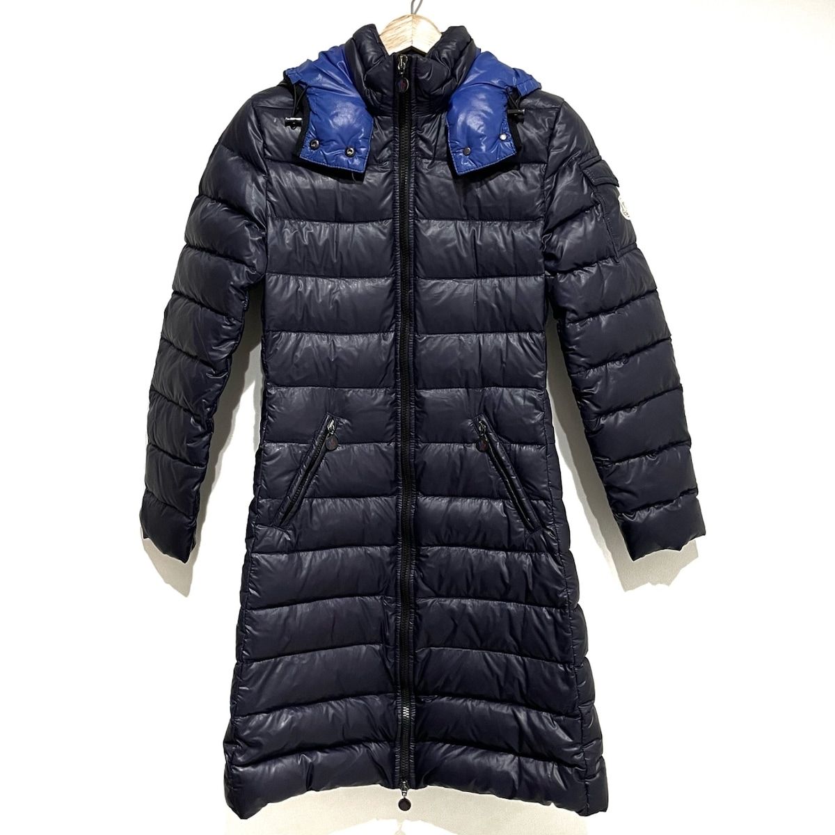 MONCLER MOKAMAT モカマット ダウン ロング コート ネイビー - ダウン ...