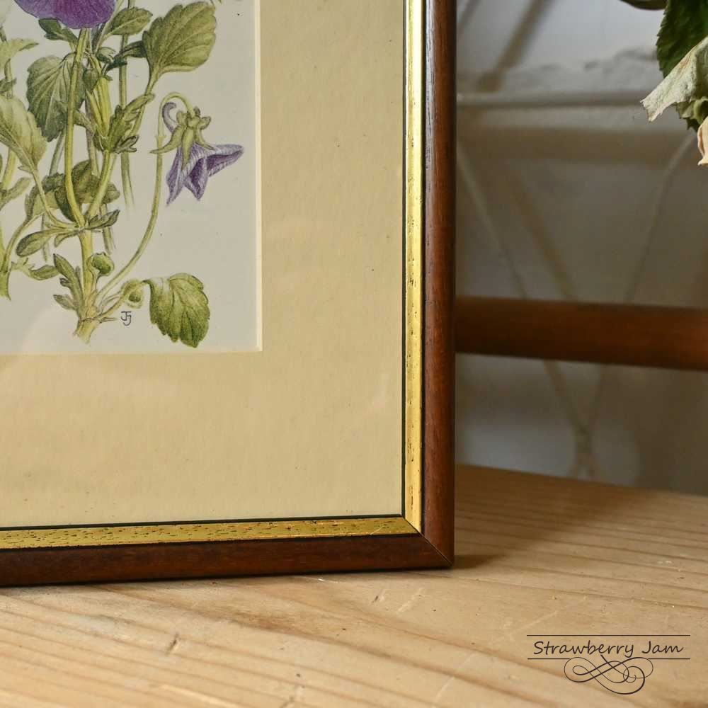 L3710-203-2 フランスヴィンテージ 壁掛け フラワー パンジー アート バラ フランス NEXPOTALLINN_EU