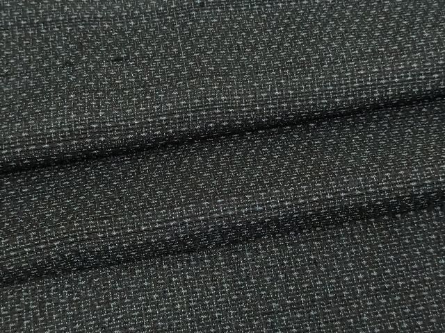 平和屋着物▽男性 本塩沢 単衣 90亀甲 亀甲文 正絹 逸品 DAAV9620sf 