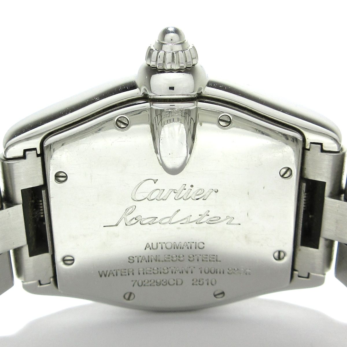 Cartier(カルティエ) 腕時計 ロードスターLM W62002V3 メンズ SS 黒 ...