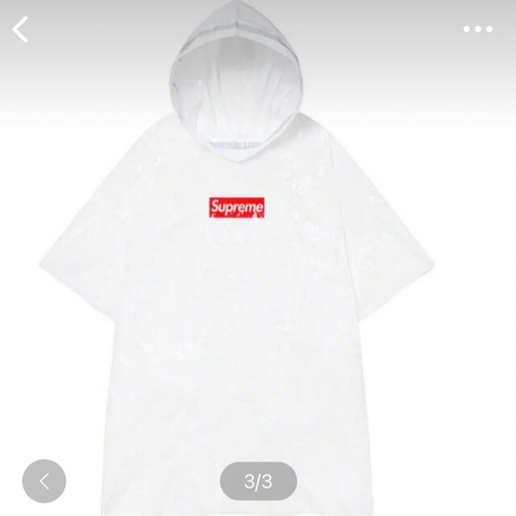 supremeシュプリーム ball parkレインポンチョ box logo - S ショップ