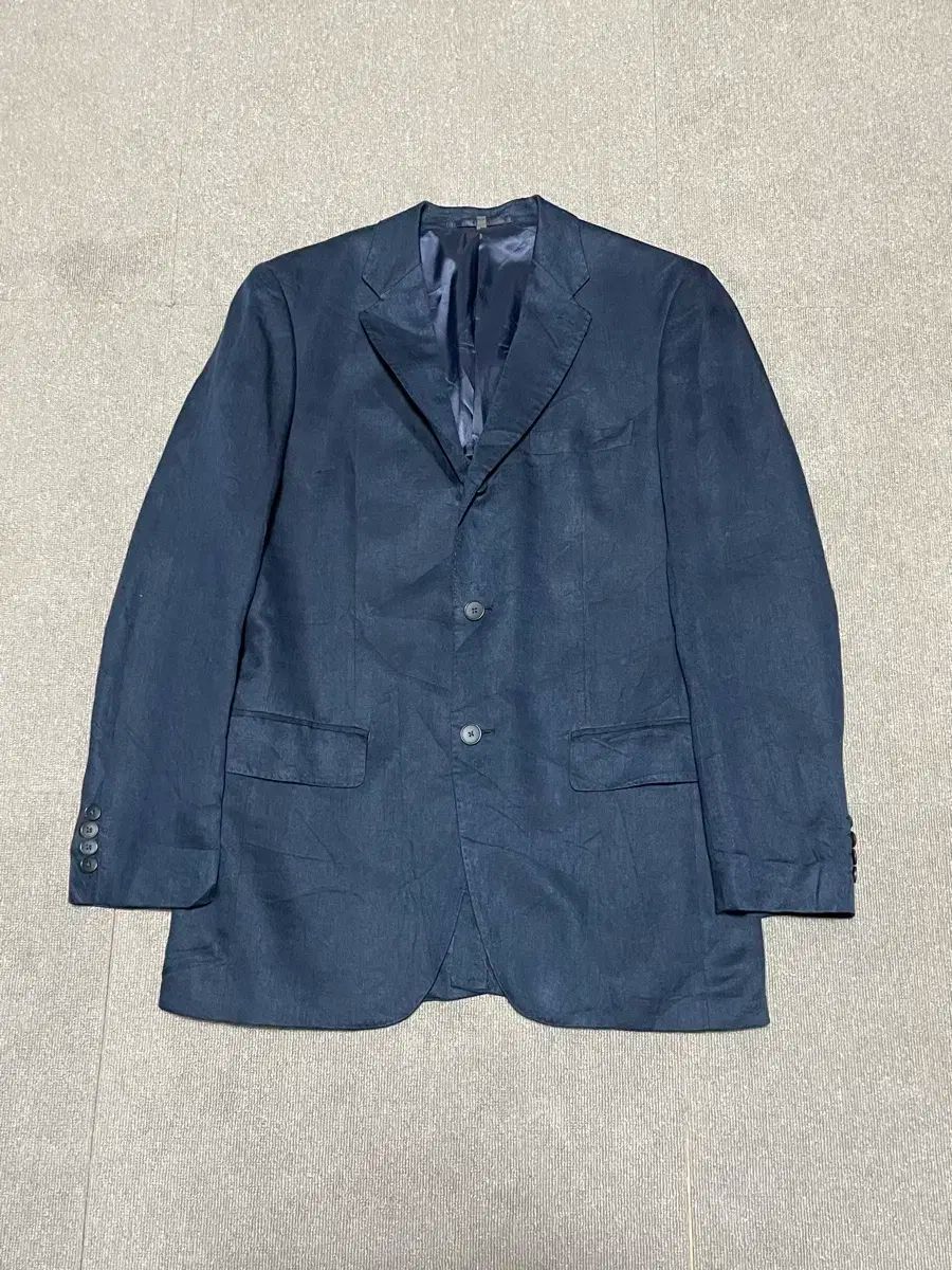 UNIQLO ネイビー プレミアムリネンシャツ L シ*ン様 ユニクロ：シーの