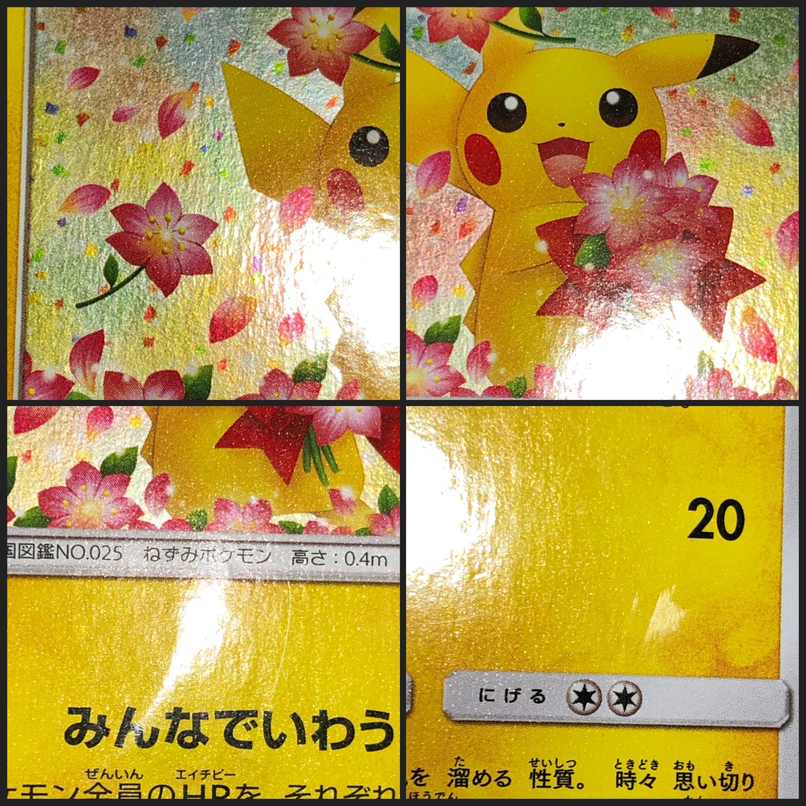 城東56-153】ピカチュウ みんなでいわう 20周年記念プロモ 224