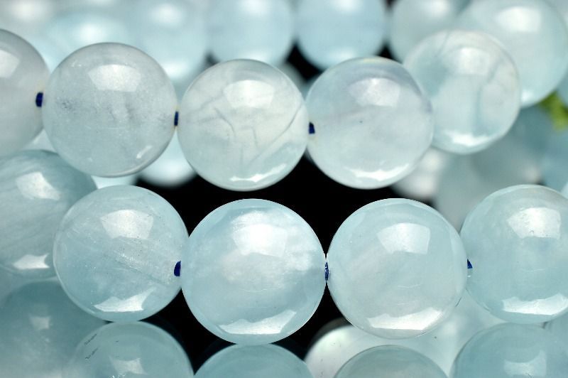 エンジェルクラウドアクアマリン 11.5mm ブレスレット 1個売り