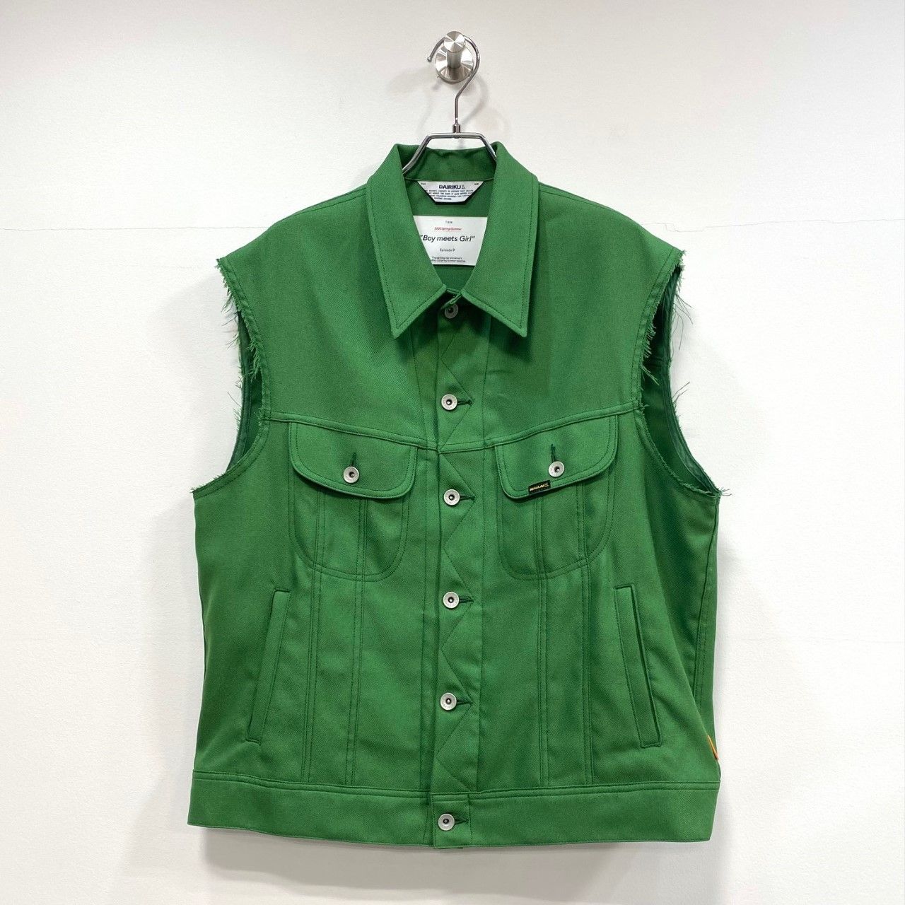 DAIRIKU 22ss レギュラーポリエステルベスト