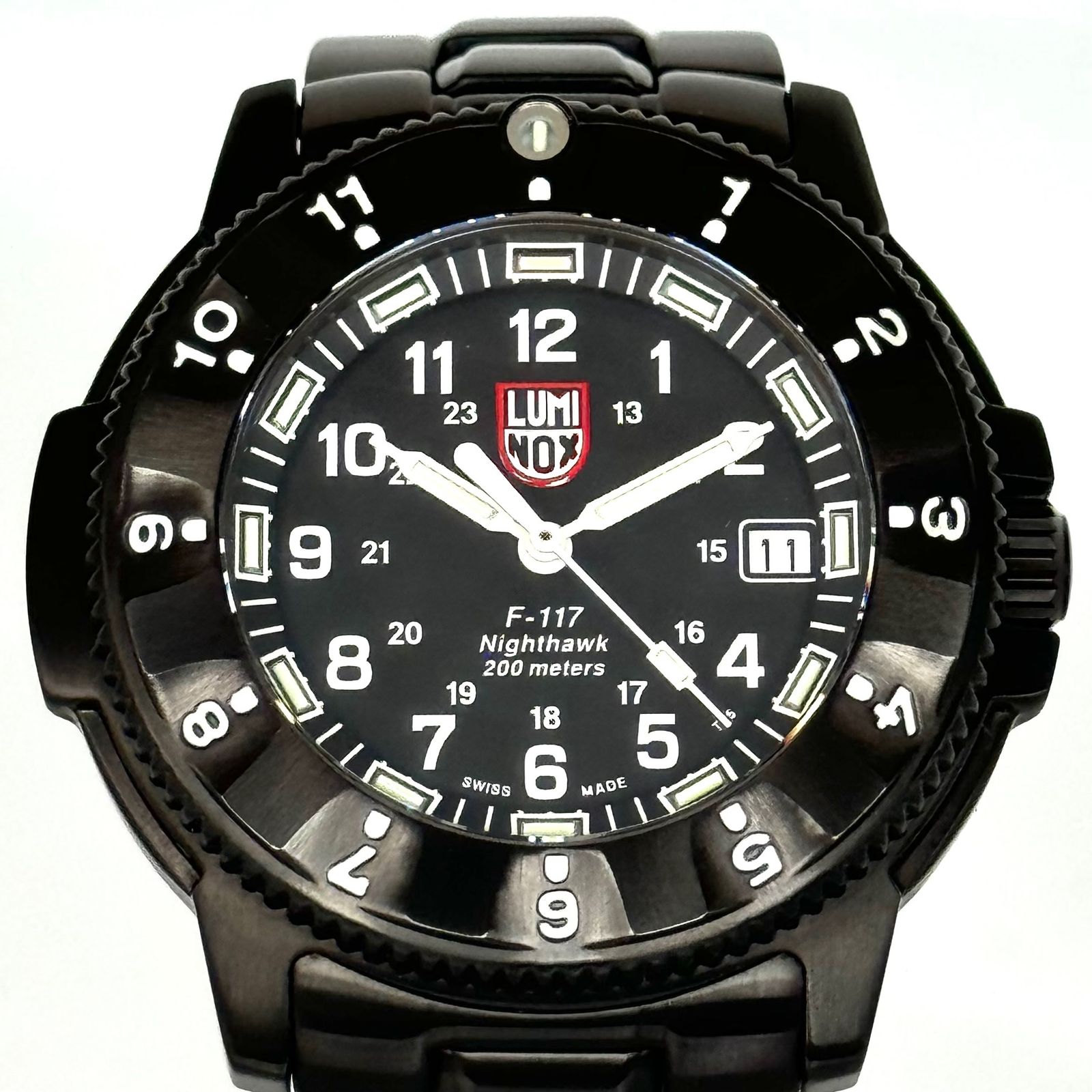 美品】ルミノックス LUMINOX F–117 3401 ナイトホーク NIGHTHAWK 