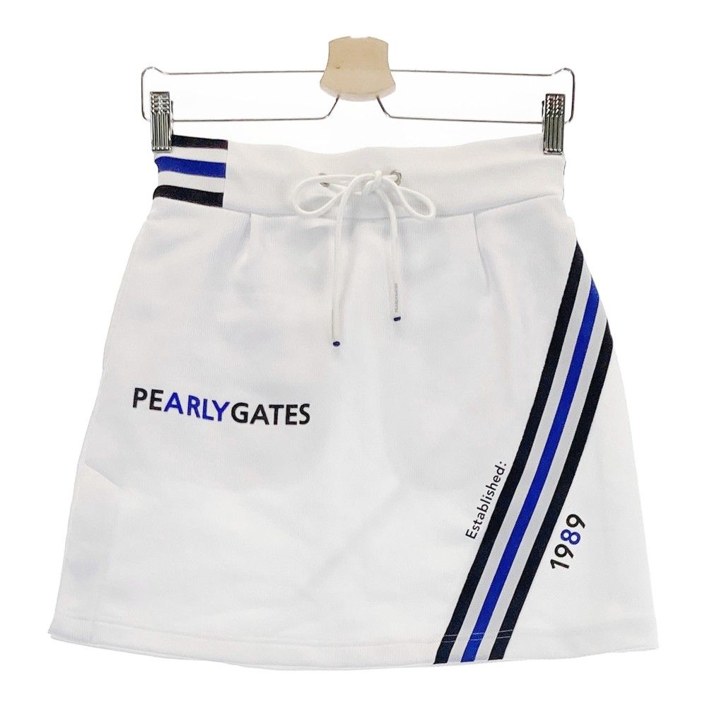 PEARLY GATES ホワイト プリーツスカート PEARLY GATES パーリーゲイツ ホワイト プリーツスカート サイズ