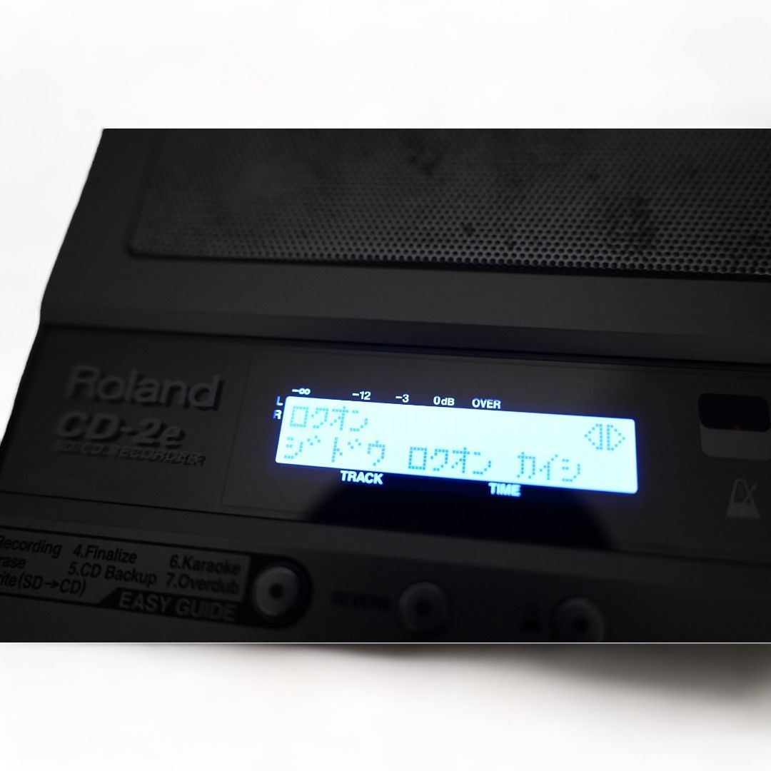 美品・動作良好】 Roland ローランド CD-2E SD CD レコーダー MTR 