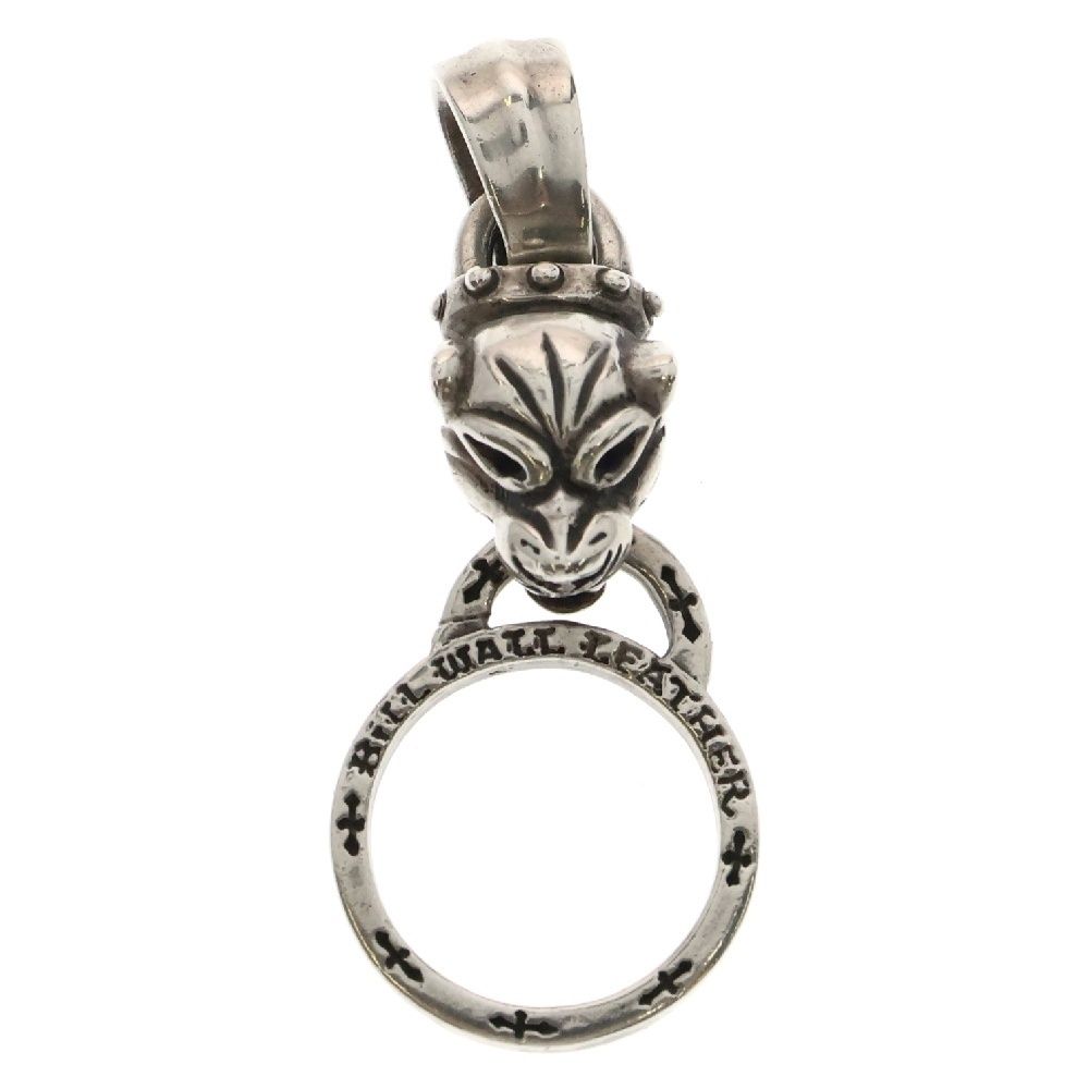 Bill Wall Leather|BWL ビルウォールレザー VINTAGE PANTHER EYE GLASS RING HOLDER パンサー リングホルダー ペンダントトップ シルバー