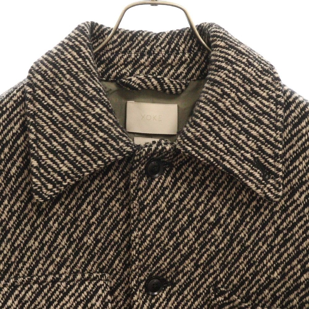 YOKE (ヨーク) 23AW WOOL NEP TWEED COVERALL JACKET ウール ネップ