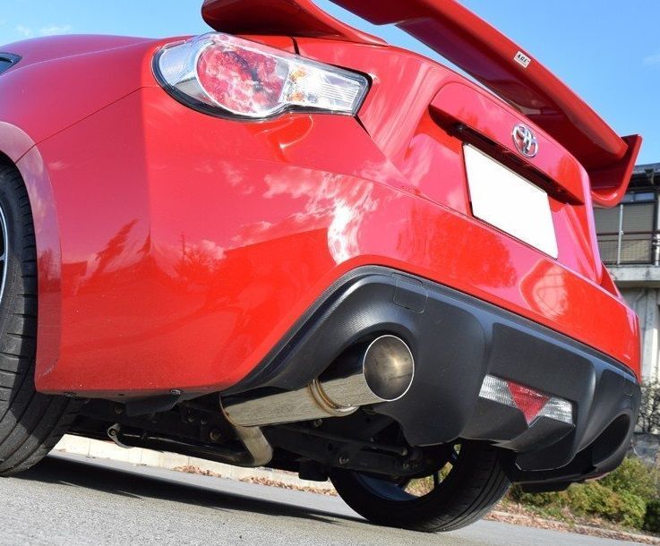 Z.S.S. ZN8 GR86 ZD8 BRZ 競技用 ストレート マフラー Z.S.S. Attack-ST ステンレス インナーサイレンサー付 片出し ハチロク BRIGHTFACE_UK