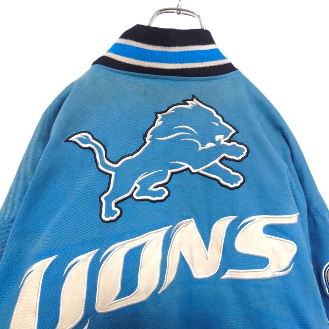 NFL】DETROIT LIONS チームロゴ刺繍 スタジャン A-2412 - メルカリ