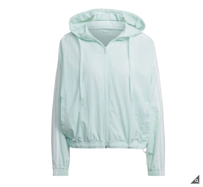 adidas アディダス レディース ウィンドブレーカー ジャケット L ミント