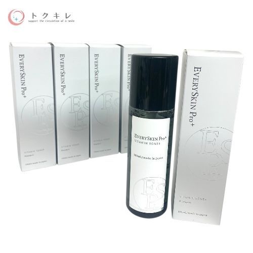 トクキレ EVERYSKIN Pro ビタミントナー 150ml 5本セット ふきとり化粧水 ♥ エブリースキン プロ