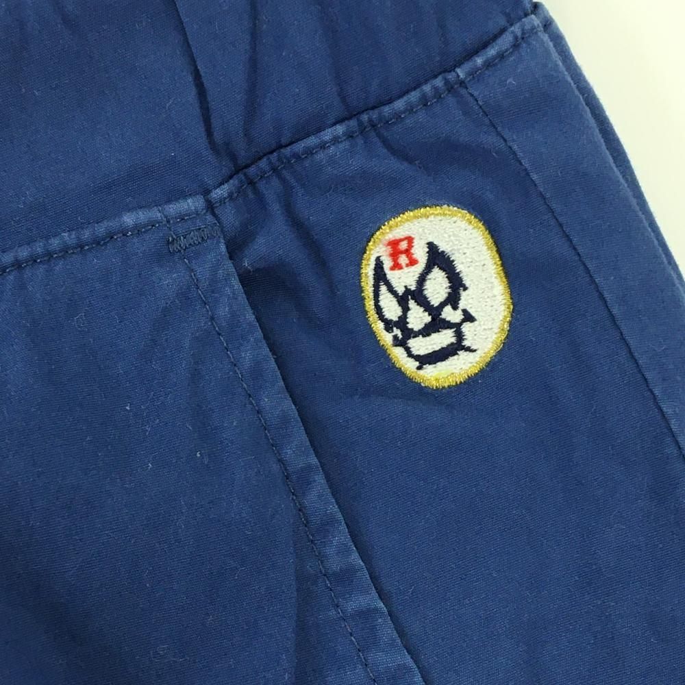 ラッセルノ ジョガーパンツ ブルー 全体色褪せ ルチャマスク メンズ 4