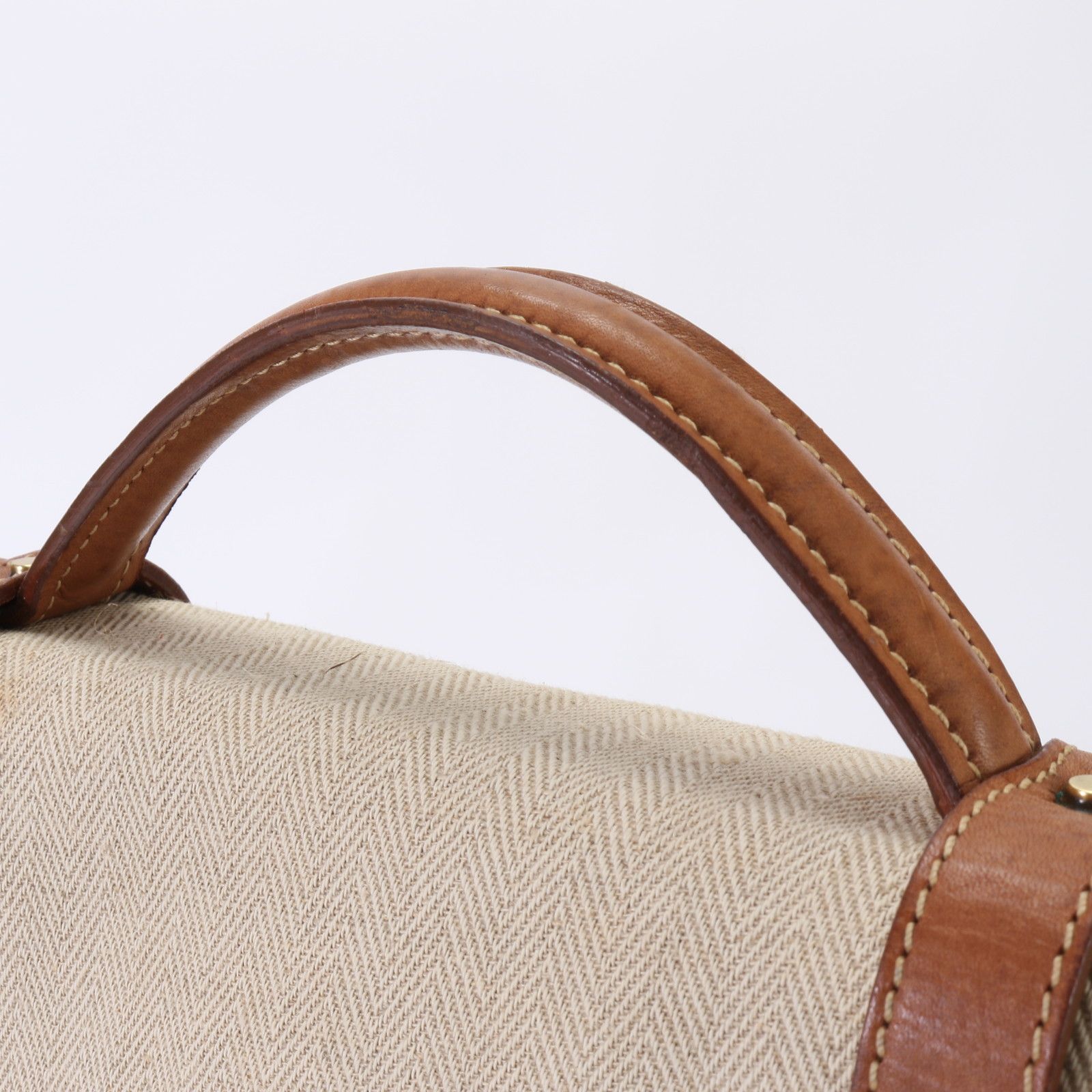 AIGNER アイグナー レザー キャンバス 2WAY ショルダーバッグ 斜め掛け