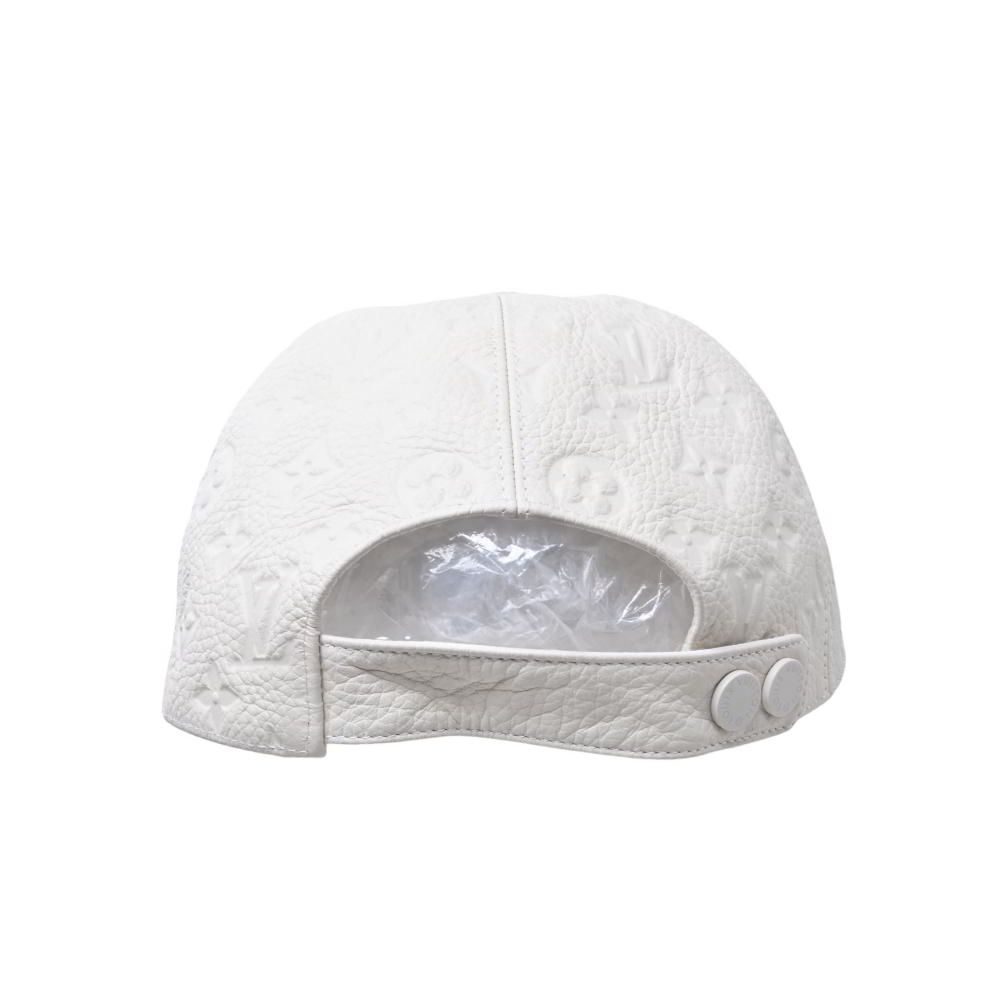 LOUIS VUITTON モノグラム レザー キャップ - メルカリ