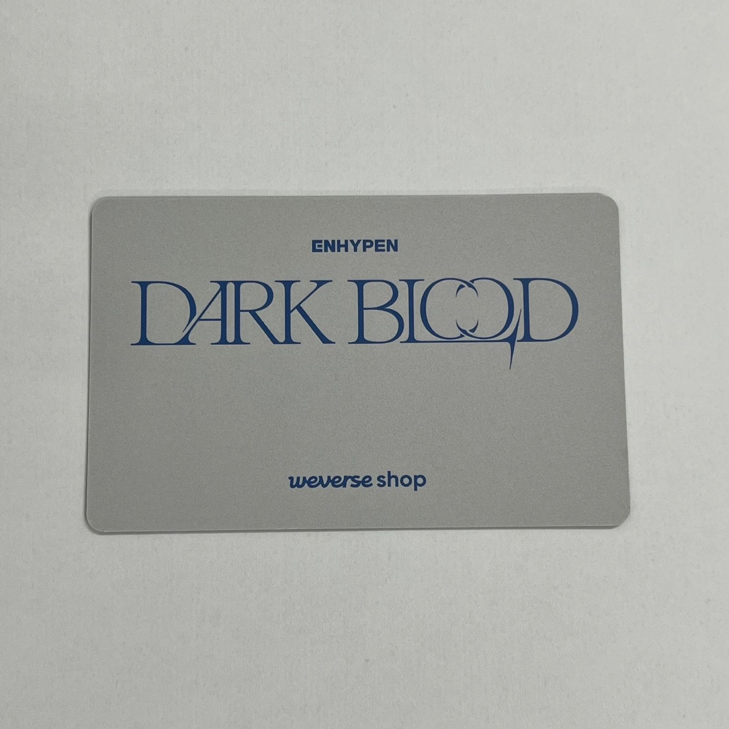 【即購入可】ENHYPEN DARK BLOOD 特典トレカ ENHYPEN - ENHYPEN DARK BLOOD アルバム ジョンウォン トレカ
