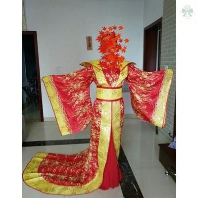 スパンコール刺繍中国古代宮廷衣装 皇后皇帝貴妃コスプレ仮装変装