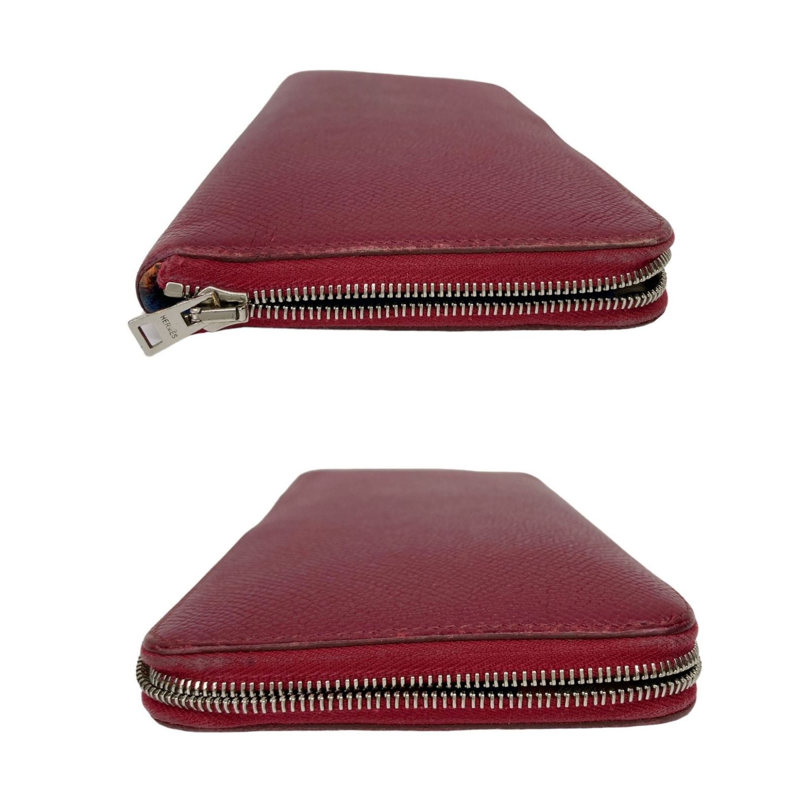 HERMES (エルメス) アザップロング シルクイン 長財布 ラウンドジップ